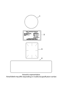 Kohler Cv680-3044 Labels Diagram and Parts List for Z-FORCES48 (53BH5FJB-53BH5FJB050)(2013) Cub Cadet Lawn Tractor